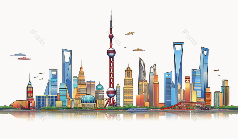 上海地标都,插画/手绘图,插画/手绘图库,插画/手绘图下载,插画/手绘